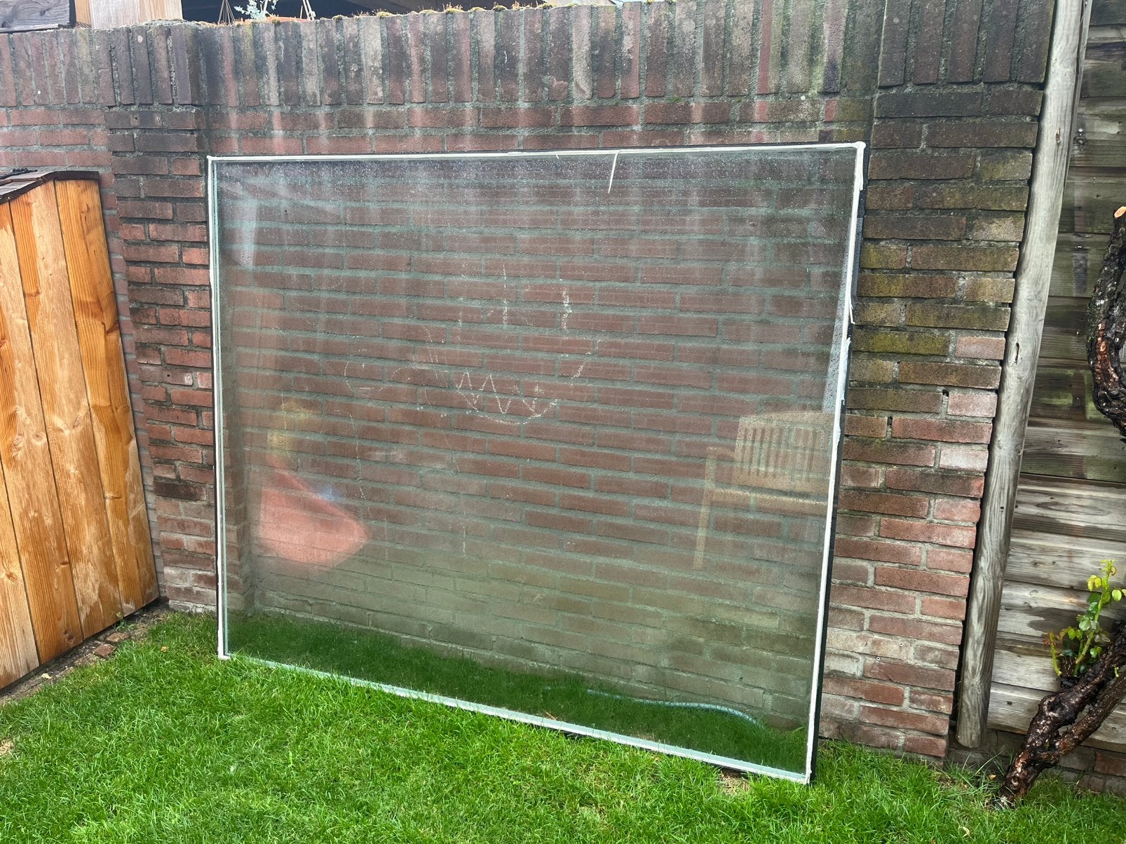 Raam dubbelglas, Ophalen, Gevelraam of Ruit, Minder dan 80 cm, Zo goed als nieuw