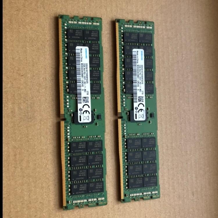 Samsung 64GB (2x32GB) DDR4 ECC R-DIMM RAM 2400MHz, Computers en Software, RAM geheugen, Gebruikt, 32 GB, Server, DDR4