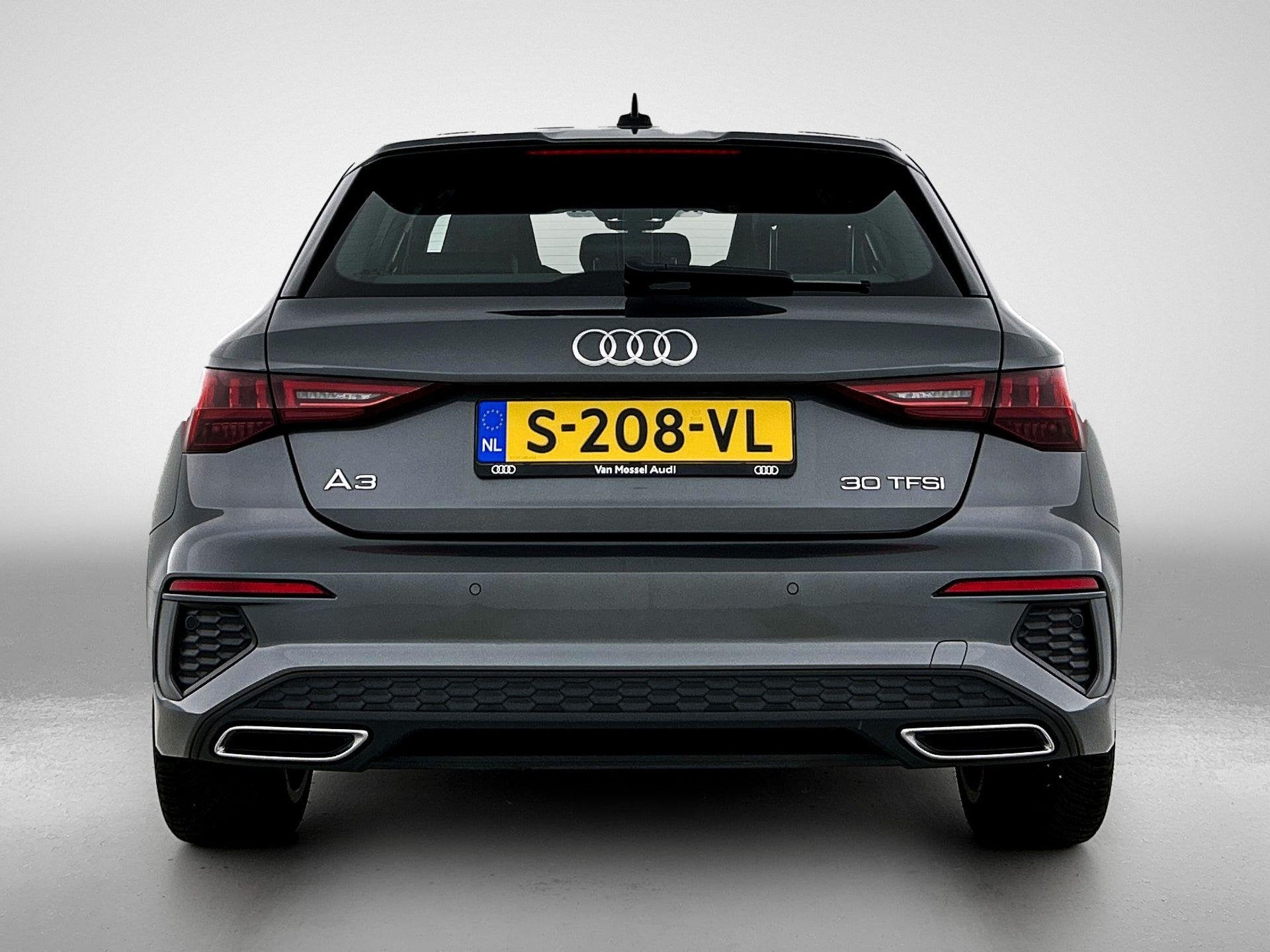 Audi A3 Sportback 30 TFSI S edition 110 PK | Automaat | Navi, Auto's, Gebruikt, Leder en Stof, Origineel Nederlands, Bedrijf