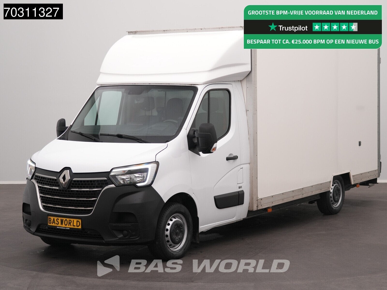 Renault Master 145PK Lowliner Bakwagen LED Navi Airco Cruise, Auto's, Bestelauto's, 145 pk, Stof, Gebruikt, Euro 6