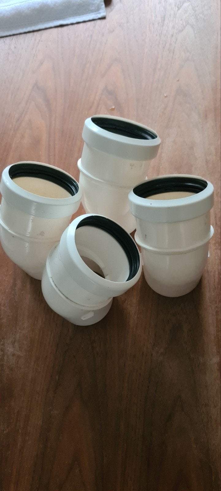 Safe PP bocht 45 graden wit, Gebruikt, Cv-ketel of Combi-ketel, Minder dan 60 cm, Ophalen of Verzenden