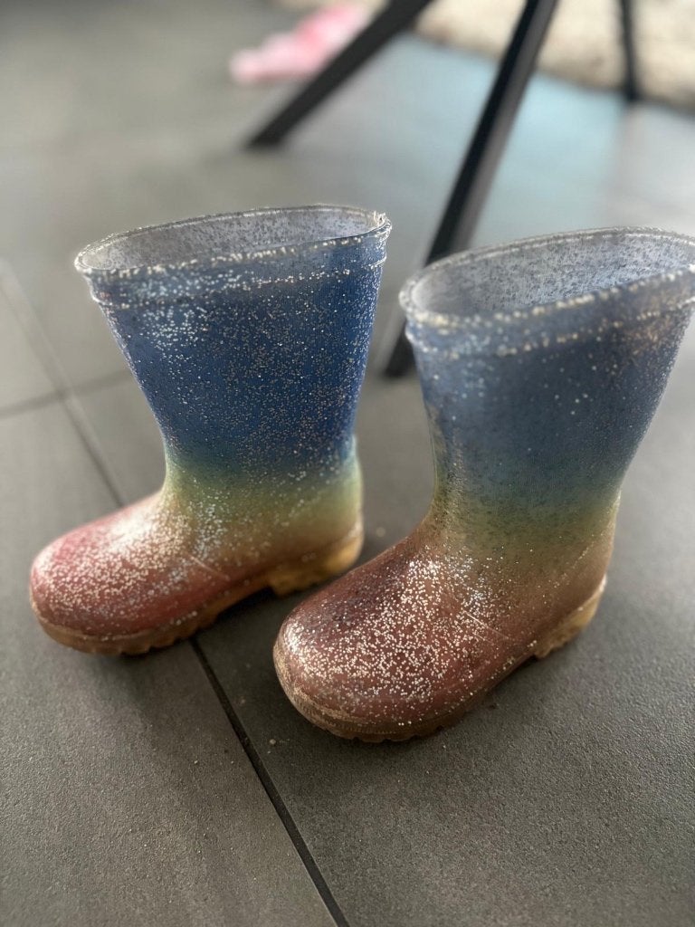Glitter regenboog laarzen maat 25, Nieuw, Ophalen of Verzenden, Laarzen, Mountainpeak
