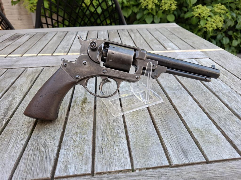 Antiek USA Starr DA percussie revolver, Ophalen of Verzenden, Overige soorten, Amerika, Kunstobject