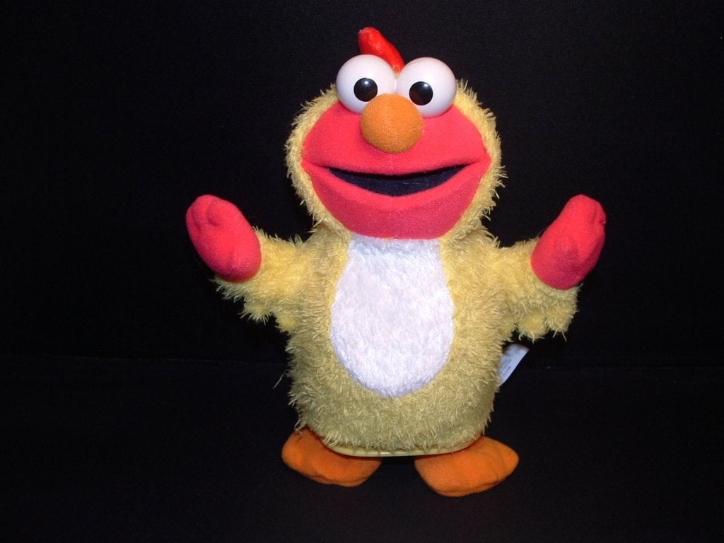 FIHER PRICE SESAMSTRAAT ELMO VERKLEED ALS KIP, GEEFT, Verzenden, Nieuw, Overige typen