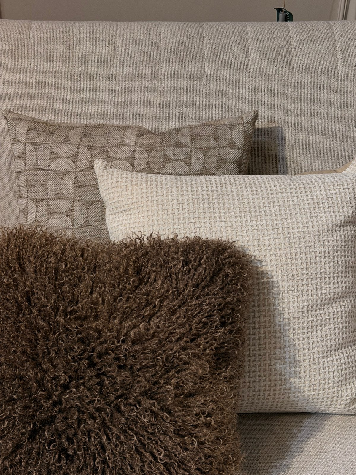 Nieuwe Claudi kussens, Inclusief binnenkussen, Beige, Nieuw, Ophalen of Verzenden