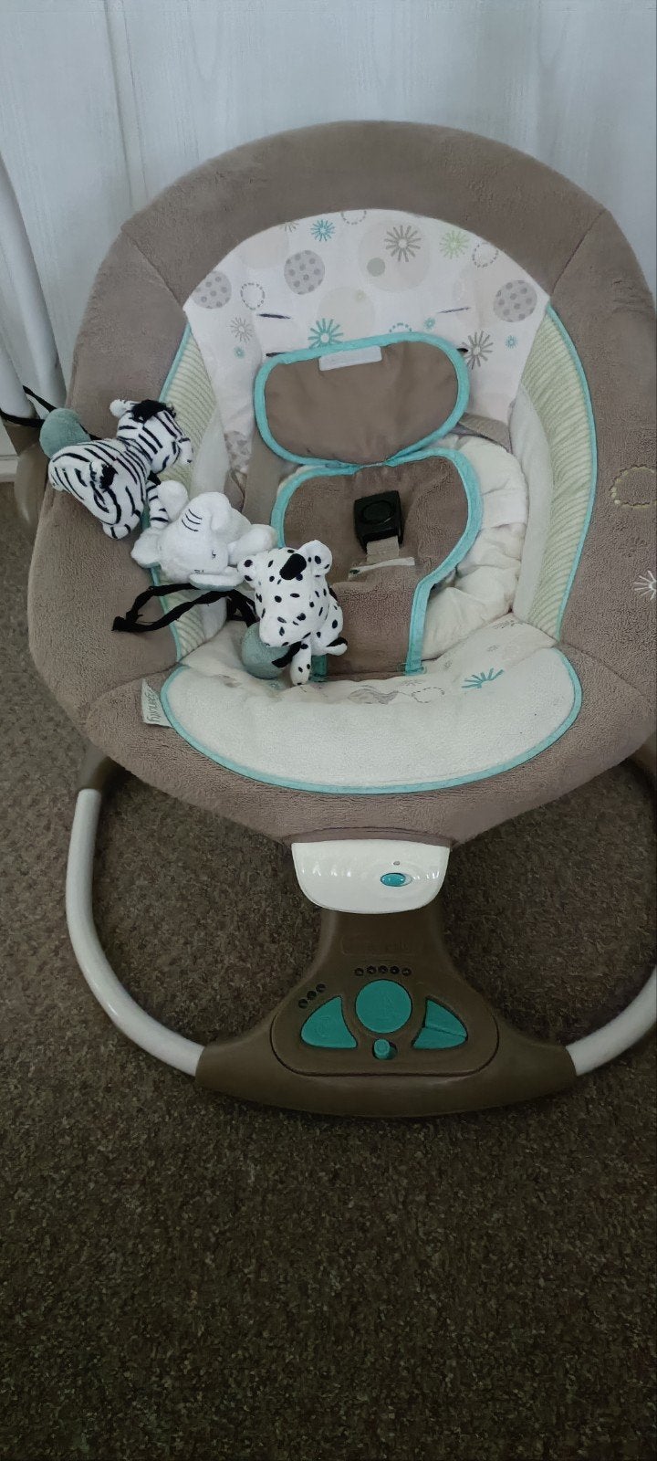 Ingenuity automatische wipstoel met muziek, Kinderen en Baby's, Wipstoeltjes, Wipstoel, Ophalen, Overige merken, Verstelbaar