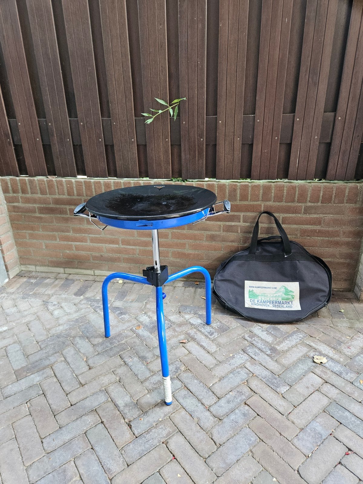 CADAC Skottelbraai met onderstel en draagtas, Caravans en Kamperen, Kampeeraccessoires, Ophalen, Gebruikt