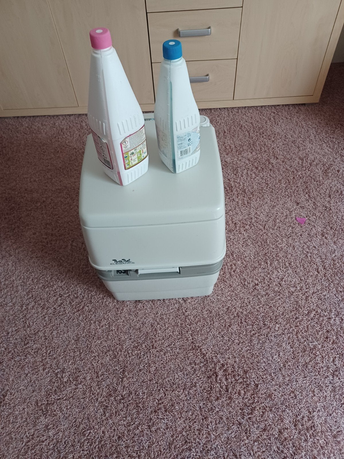 Porta Potti, Ophalen, Zo goed als nieuw