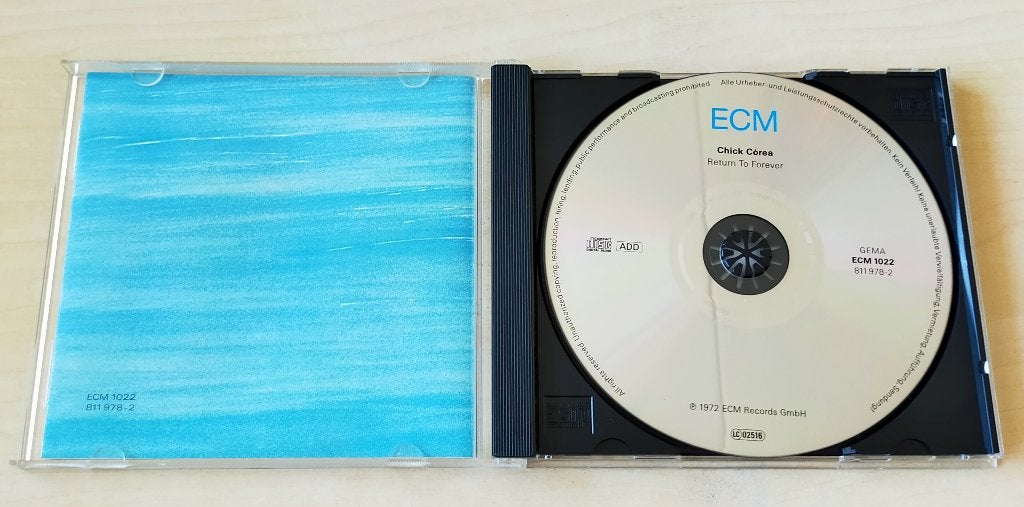 Chick Corea - Return To Forever CD 1972/199? ECM, Ophalen of Verzenden, Zo goed als nieuw, Jazz
