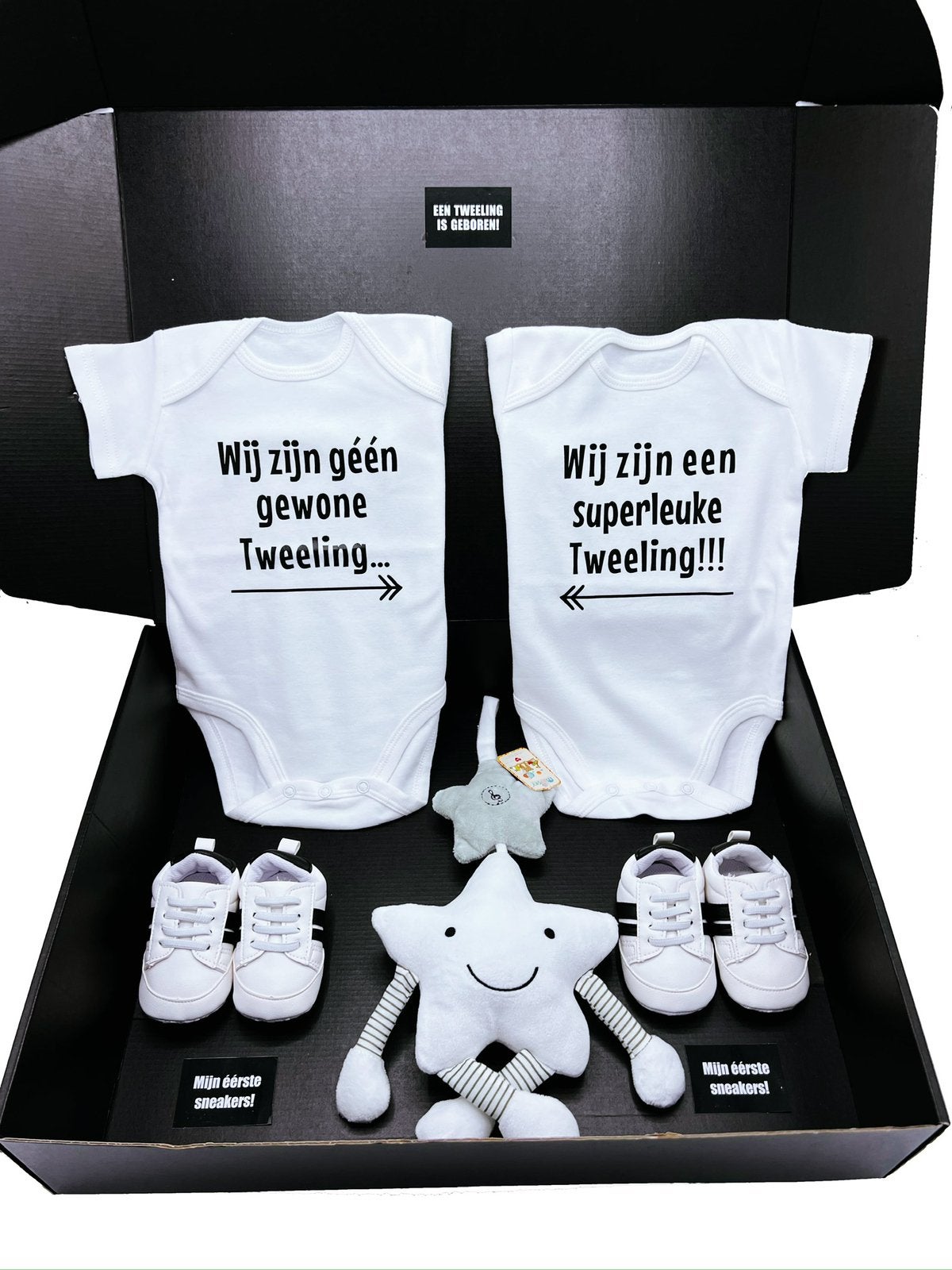 Kraamcadeau tweeling - babyshower - Koetsiekoetsie, Ophalen of Verzenden, Nieuw