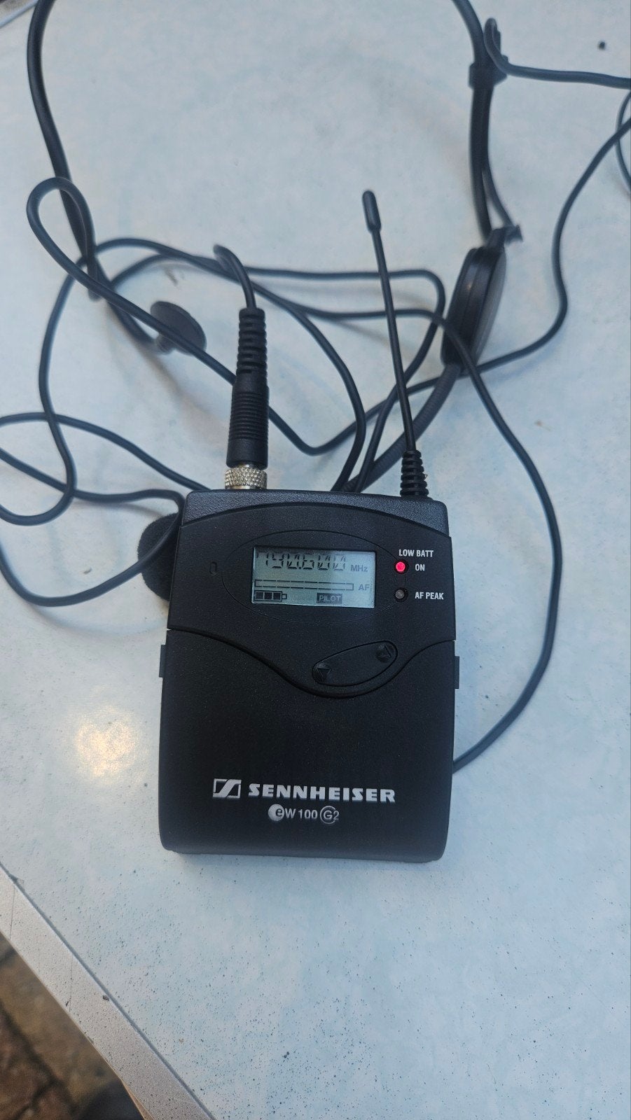 Sennheiser EW 100 G2 Draadloze Bodypack Zender, Ophalen of Verzenden, Zo goed als nieuw, Instrumentmicrofoon, Draadloos