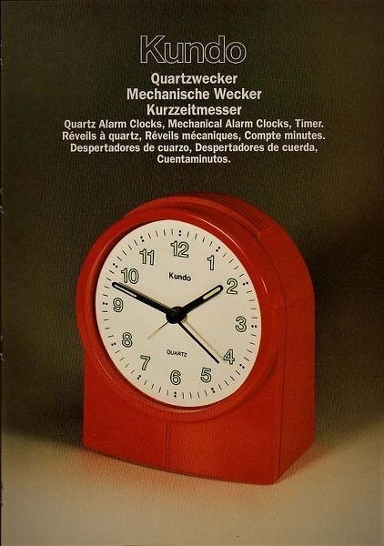 Kundo - Quartz Wecker - Mechanische Wecker - Kurzzeitmesser, Ophalen of Verzenden, Zo goed als nieuw, Overige onderwerpen