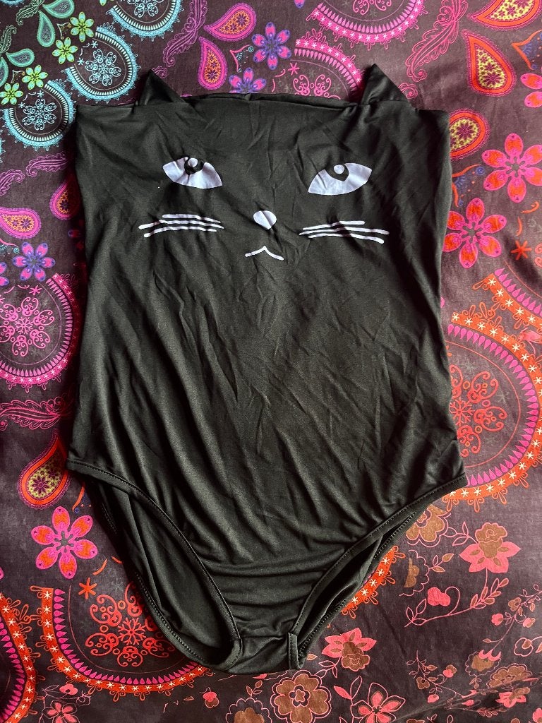 Nieuw strapless badpak/body met poes erop XL nu voor 14€, Noidea, Zwart, Nieuw, Badpak