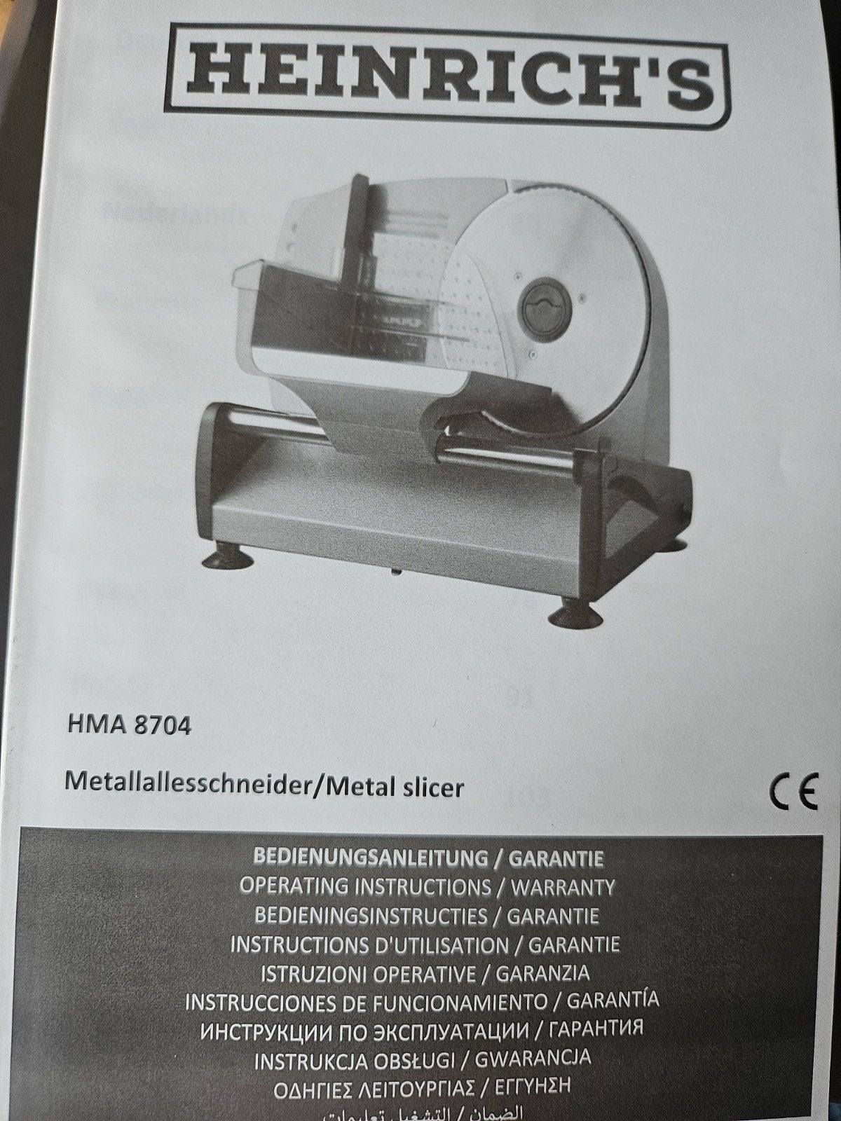 snijmachine brood / vlees, Ophalen, Gebruikt
