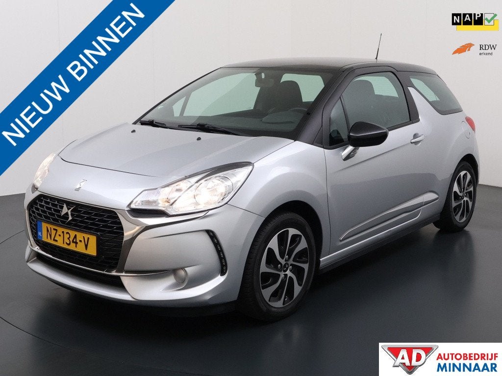 DS DS 3 1.2 PureTech Chic (bj 2017), Auto's, DS, Bedrijf, Te koop, DS 3, ABS, Airbags, Airconditioning, Alarm, Boordcomputer, Centrale vergrendeling