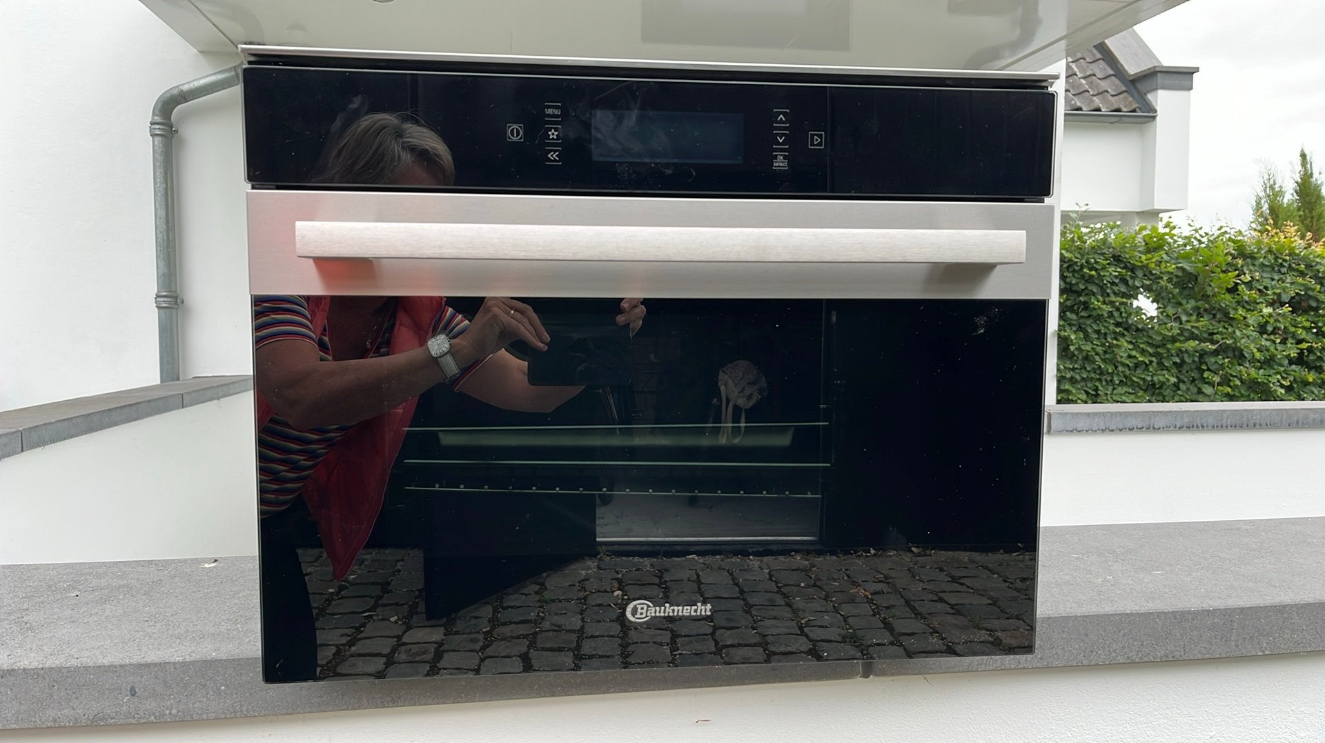 Te koop nog nieuwe Bauknegt stoomoven, Witgoed en Apparatuur, Ovens, Ophalen, Bauknecht, Zo goed als nieuw, Inbouw