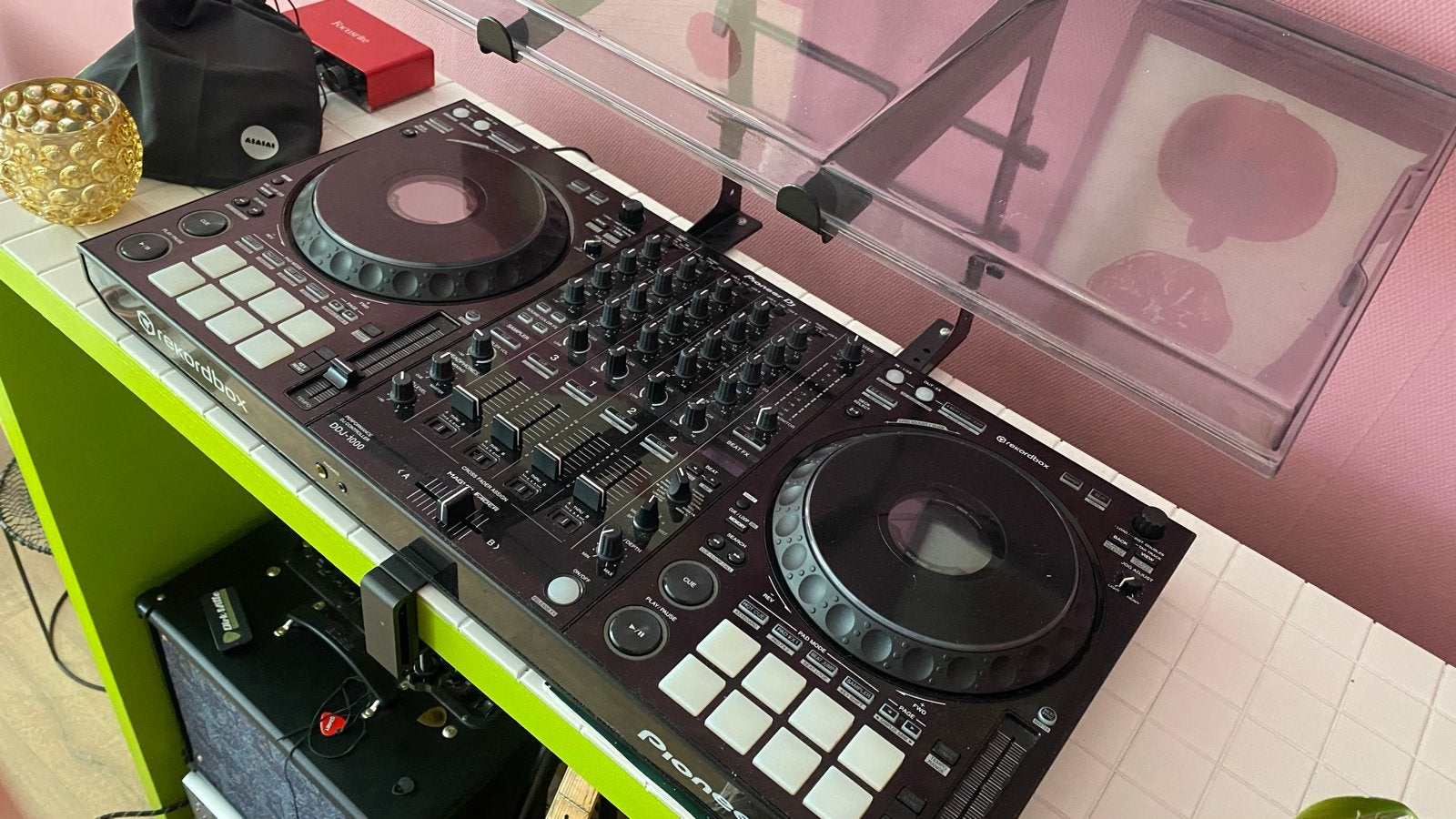Pioneer DDJ-1000 incl. draagtas en protector, Ophalen of Verzenden, Zo goed als nieuw, Dj-set, Pioneer