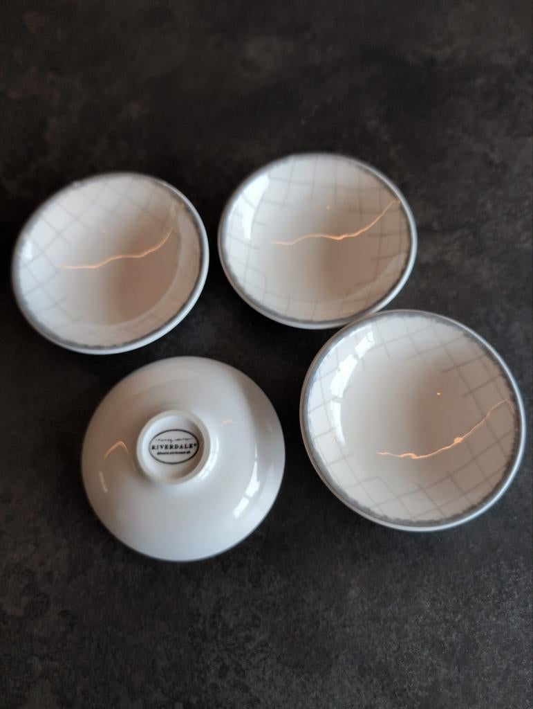 Riverdale schaaltjes voor theezakjes of sausjes (4 stuks), Ophalen of Verzenden
