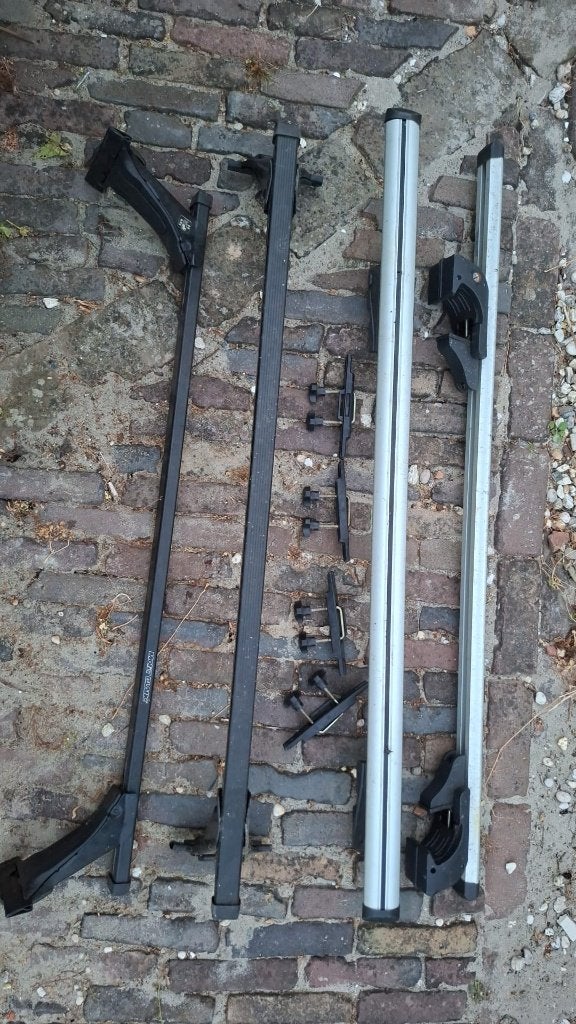 Dakdragers universeel voor open rails oa op Citroen, Ophalen, Gebruikt