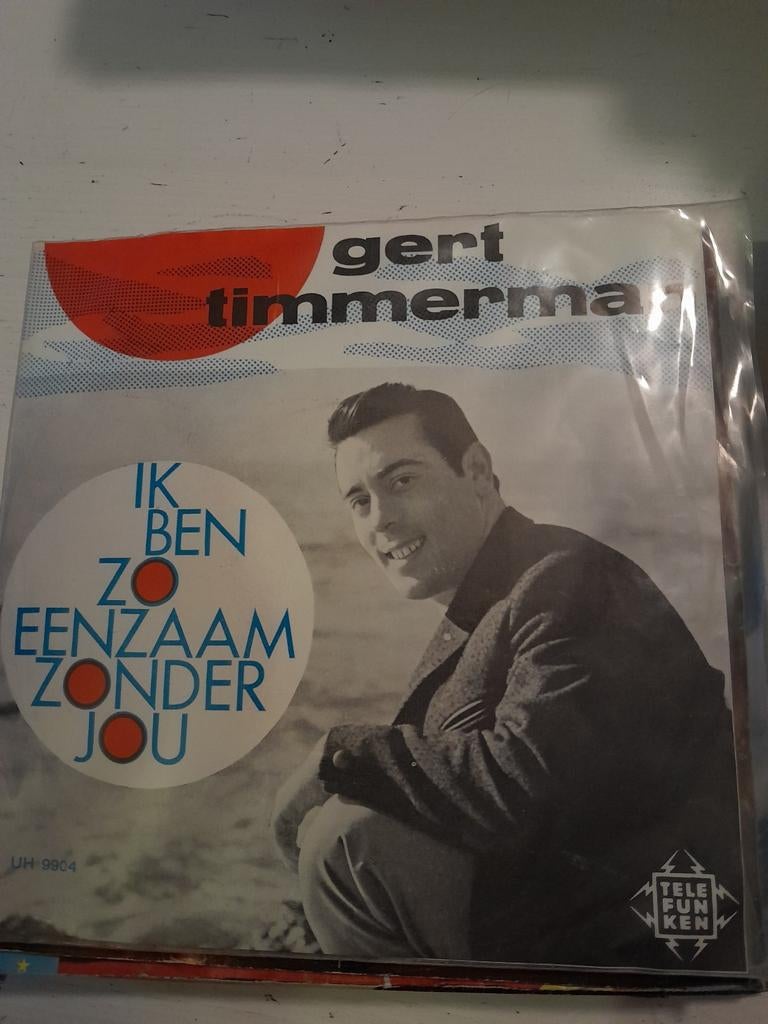 Gert timmerman 7inch ik ben zo eenzaam zonder jou, Ophalen of Verzenden, Zo goed als nieuw, Nederlandstalig