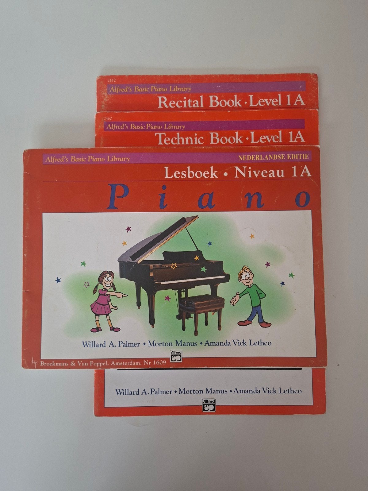 Alfred's Basic Piano Library - Lesboek Niveau 1A, Muziek en Instrumenten, Overige genres, Les of Cursus, Ophalen of Verzenden