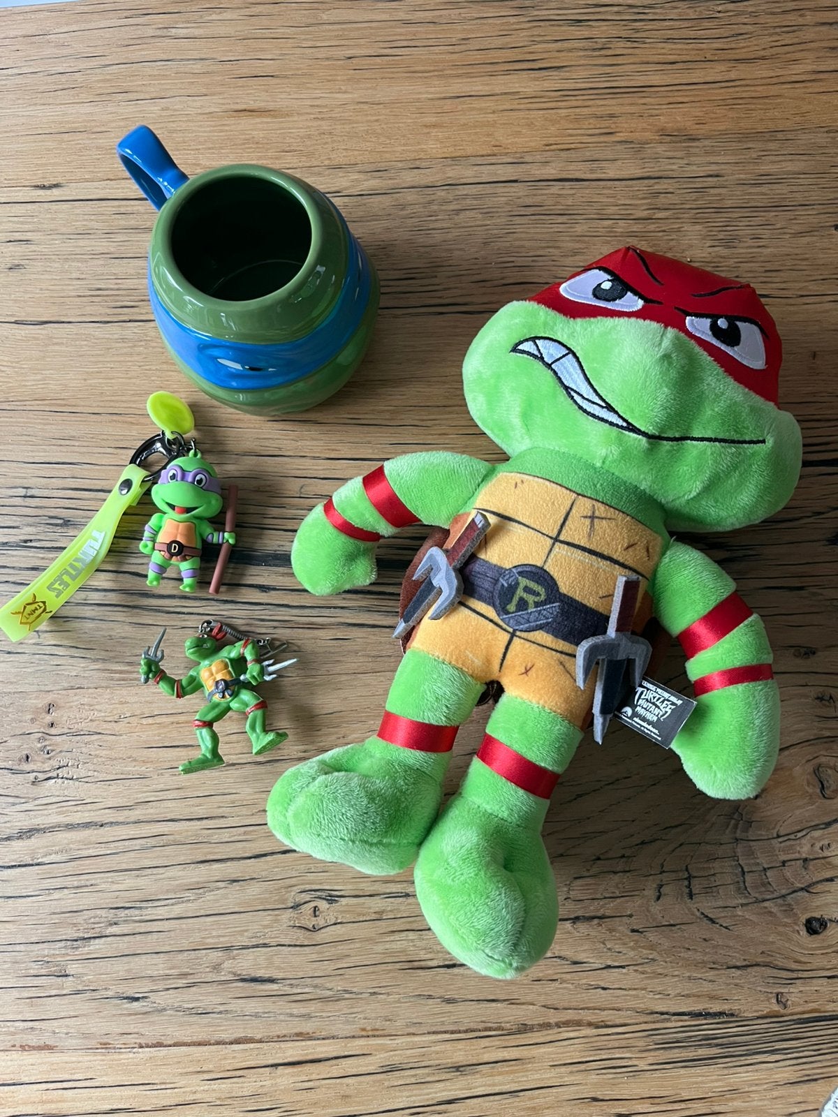 Supergaaf ninja turtle turtles pakket mok knuffel hangers, Verzamelen, Ophalen of Verzenden, Zo goed als nieuw, Gebruiksvoorwerp