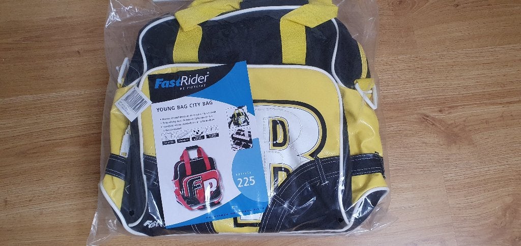FastRider Young Bag City Bag - Geel/Zwart, Fietsen en Brommers, Fietsaccessoires | Fietstassen, Ophalen of Verzenden, Nieuw, FastRider