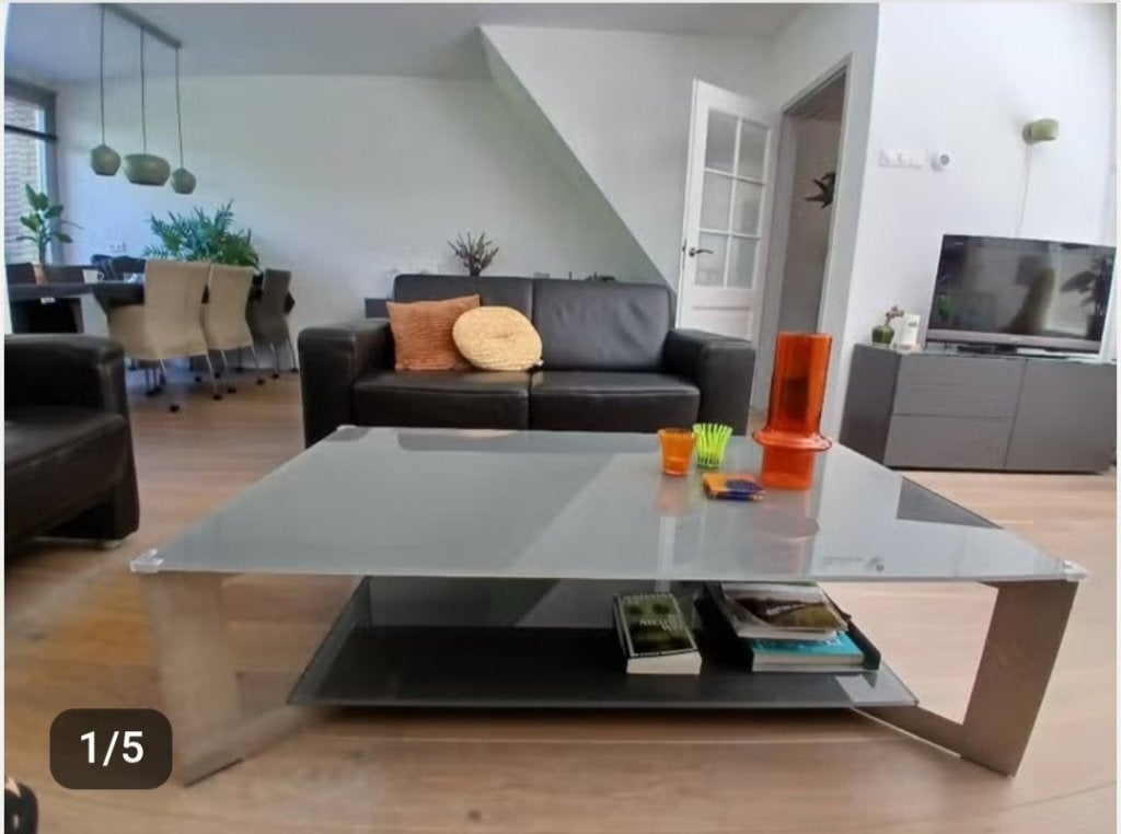 Salontafel, Huis en Inrichting, Ophalen, 100 tot 150 cm, 50 tot 100 cm, Zo goed als nieuw