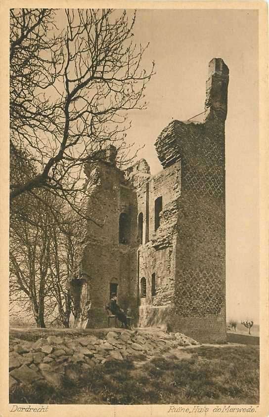 300-434-037 Dordrecht Ruine Huis de Merwede, Verzenden, Voor 1920, Zuid-Holland