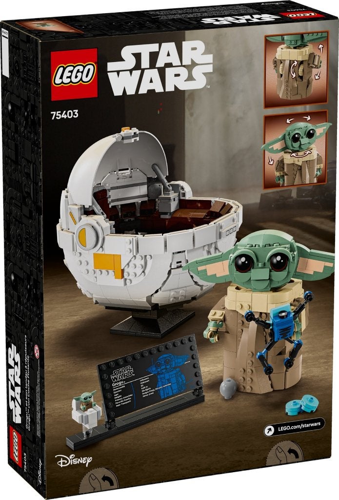 LEGO 75403 STAR WARS - Grogu met zweefkinderwagen (sealed), Star Wars, Nieuw, Ophalen of Verzenden, Complete set