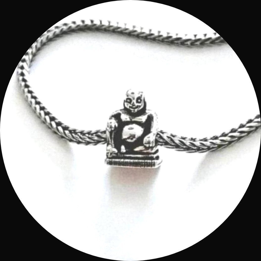 Trollbeads Buddha Boeddha TAGBE-40054, Ophalen of Verzenden, Zo goed als nieuw, Trollbeads, 1 bedel