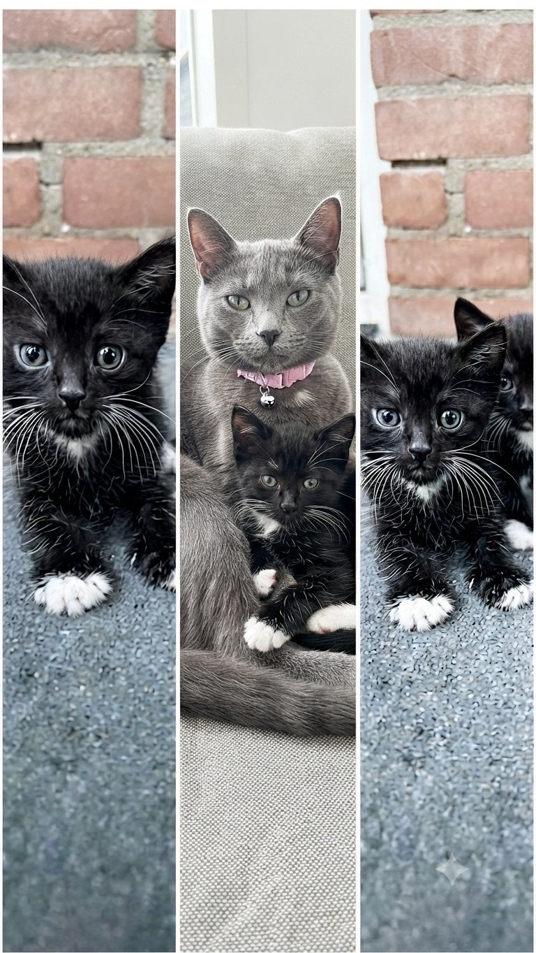 Op zoek naar een liefdevol thuis voor vier kleine gentlemen!, Meerdere dieren, Kortharig, 0 tot 2 jaar