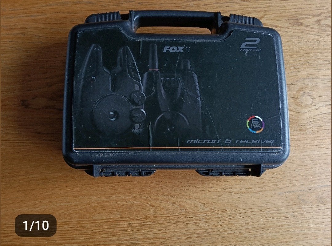 Fox Micron MX 2 rod beetmelder set TEKST GOED LEZEN, Watersport en Boten, Hengelsport | Karpervissen, Ophalen