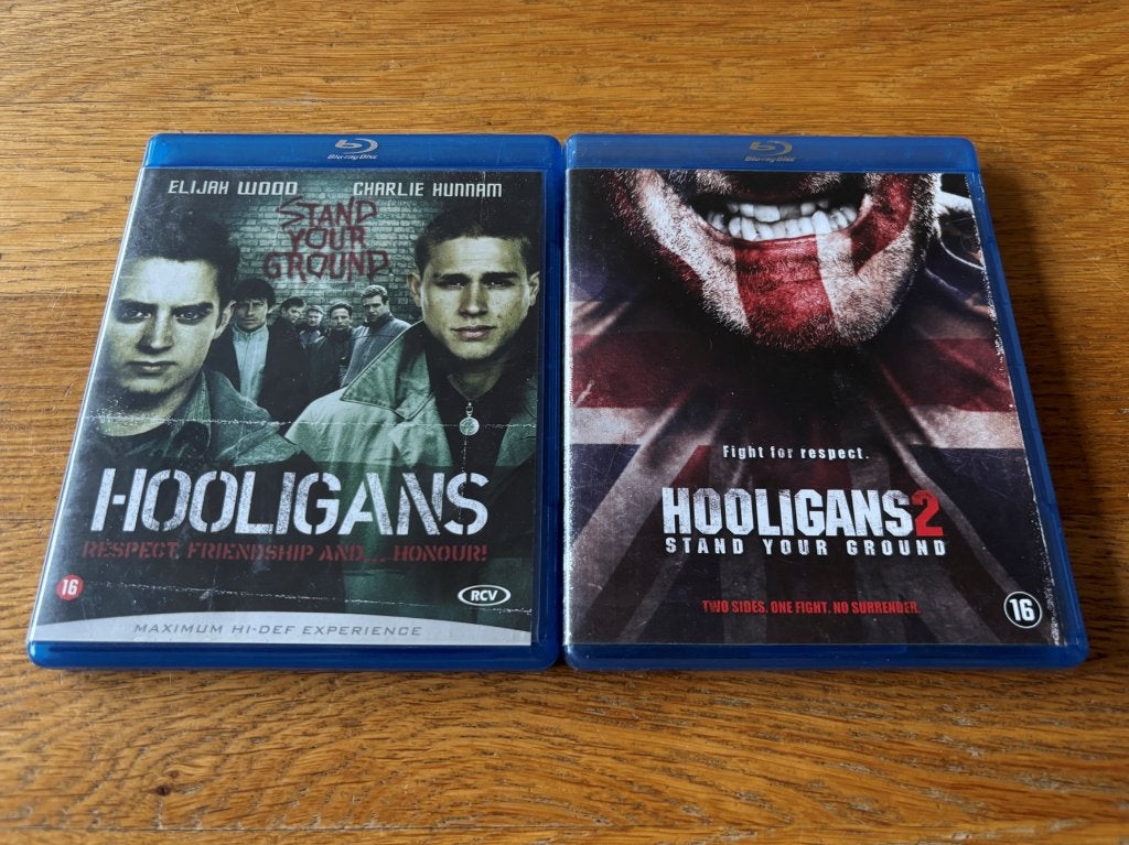 Blu-ray Hooligans 1 en 2 - NL-Uitgaves, Cd's en Dvd's, Blu-ray, Vanaf 16 jaar, Nederlands, Film, Actie