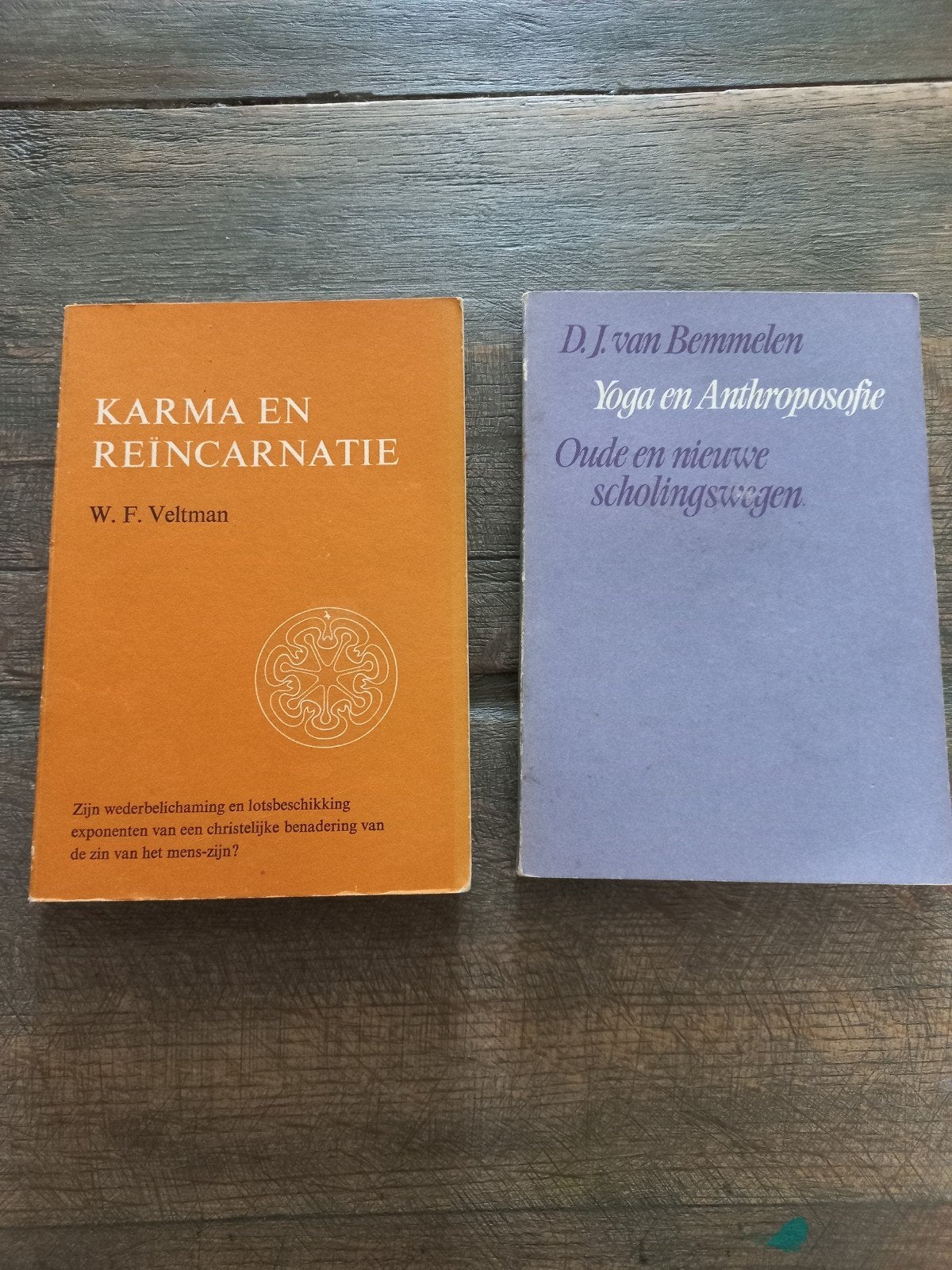 Antroposofie Boeken: Karma, Reïncarnatie, Yoga., Gelezen, Achtergrond en Informatie, Spiritualiteit algemeen, W.F. Veltman, D.J. van Bemmelen