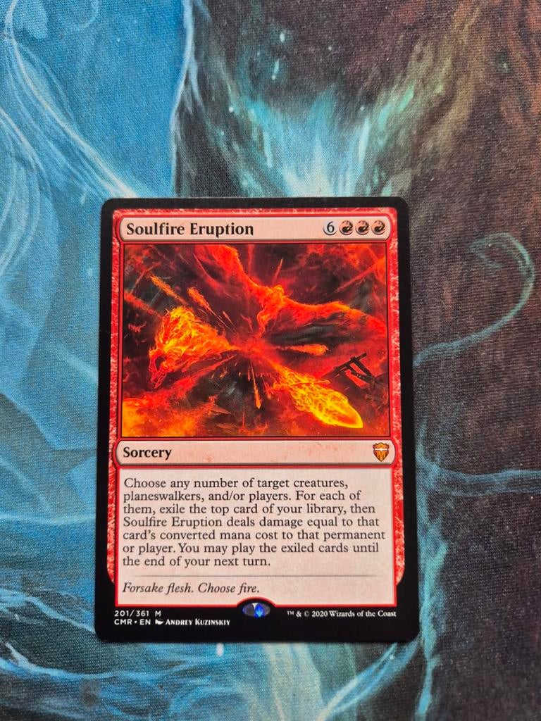 Soulfire Eruption - Commander Legends, Ophalen of Verzenden, Zo goed als nieuw, Losse kaart