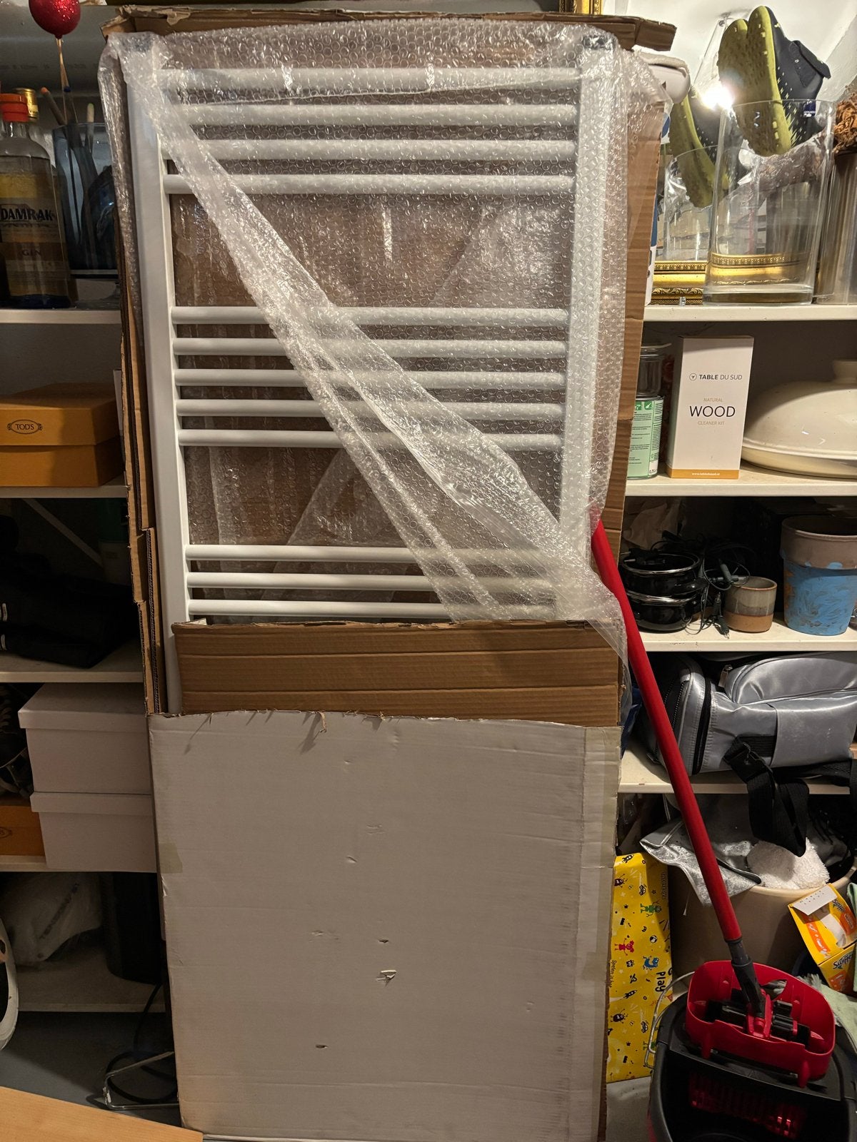 Nieuwe handdoekradiator, wit, nog in verpakking, Ophalen, Radiator, Nieuw, 60 tot 150 cm