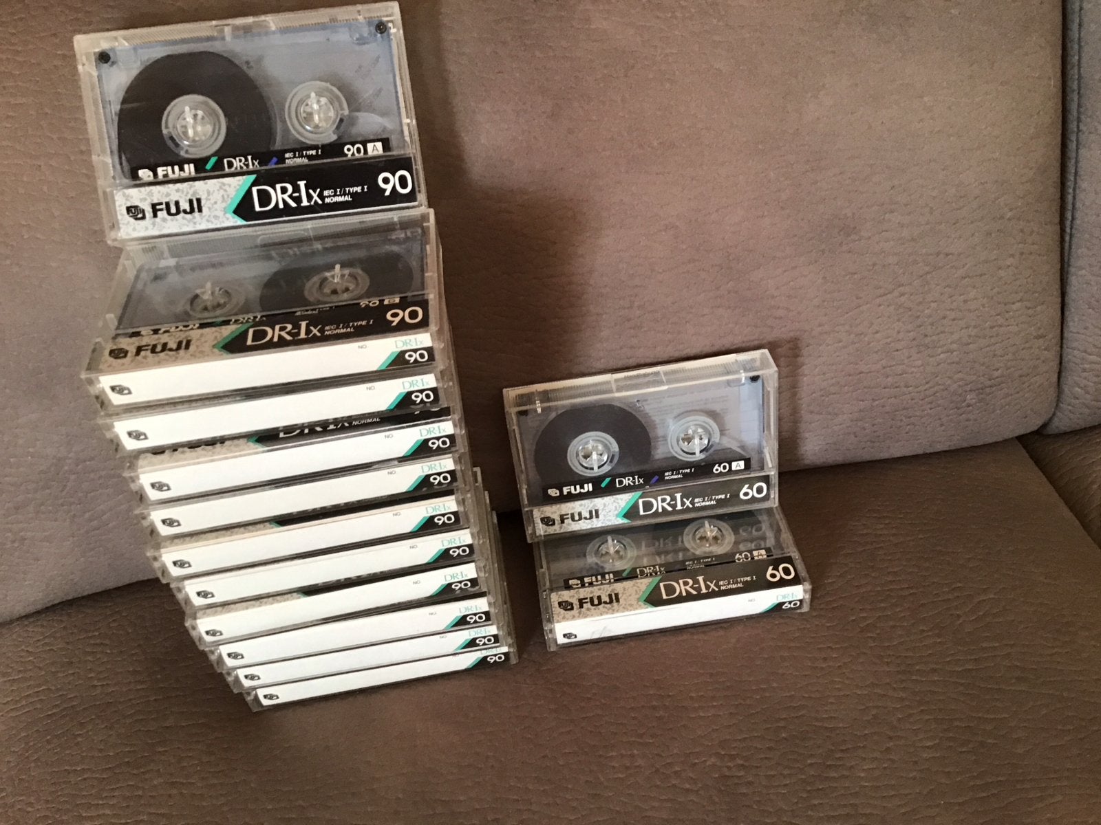 13 Fuji DR-IX cassettebandjes (11 x  90 min, 2 x 60 min), Gebruikt, 2 t/m 25 bandjes, Overige genres, Ophalen of Verzenden