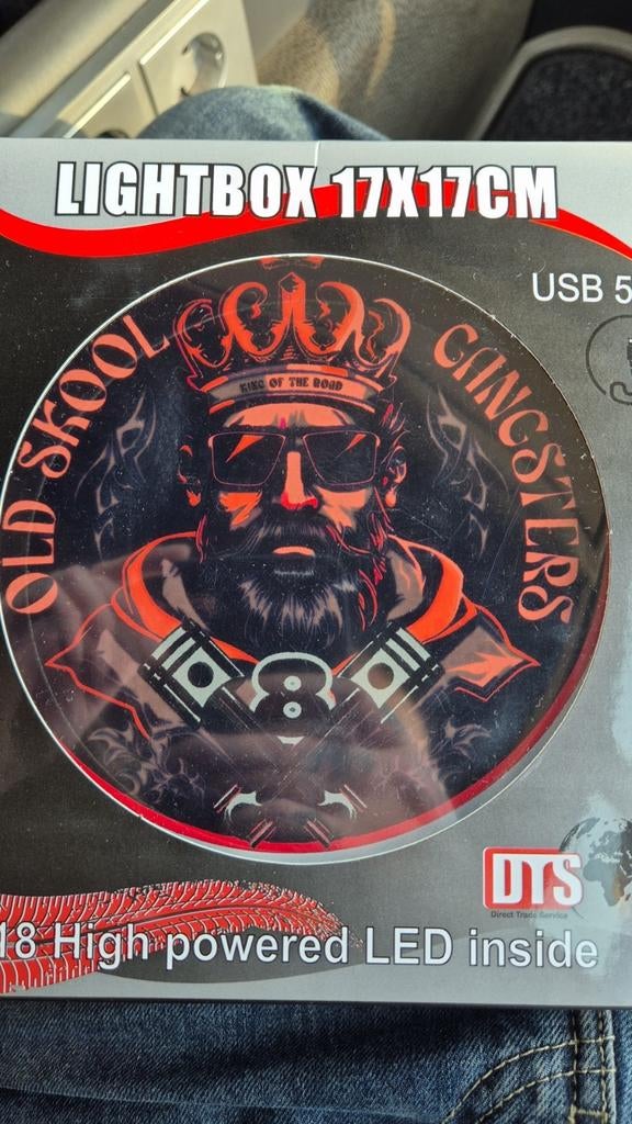 2 lichtbakjes met 'King of the Road' design, Ophalen of Verzenden, Nieuw