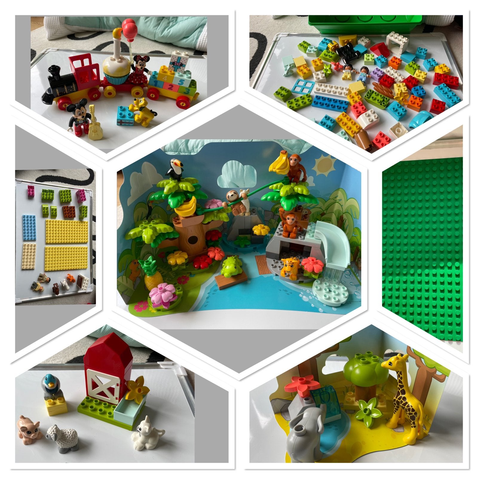 LEGO Duplo diverse sets en los, Ophalen of Verzenden, Zo goed als nieuw, Inclusief instructies, Duplo