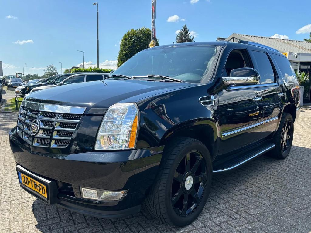 Cadillac Escalade 6.2 V8 Sport Luxury 2006 LPG Youngtimer NL, Auto's, Automaat, Zwart, 6 km/l, LPG