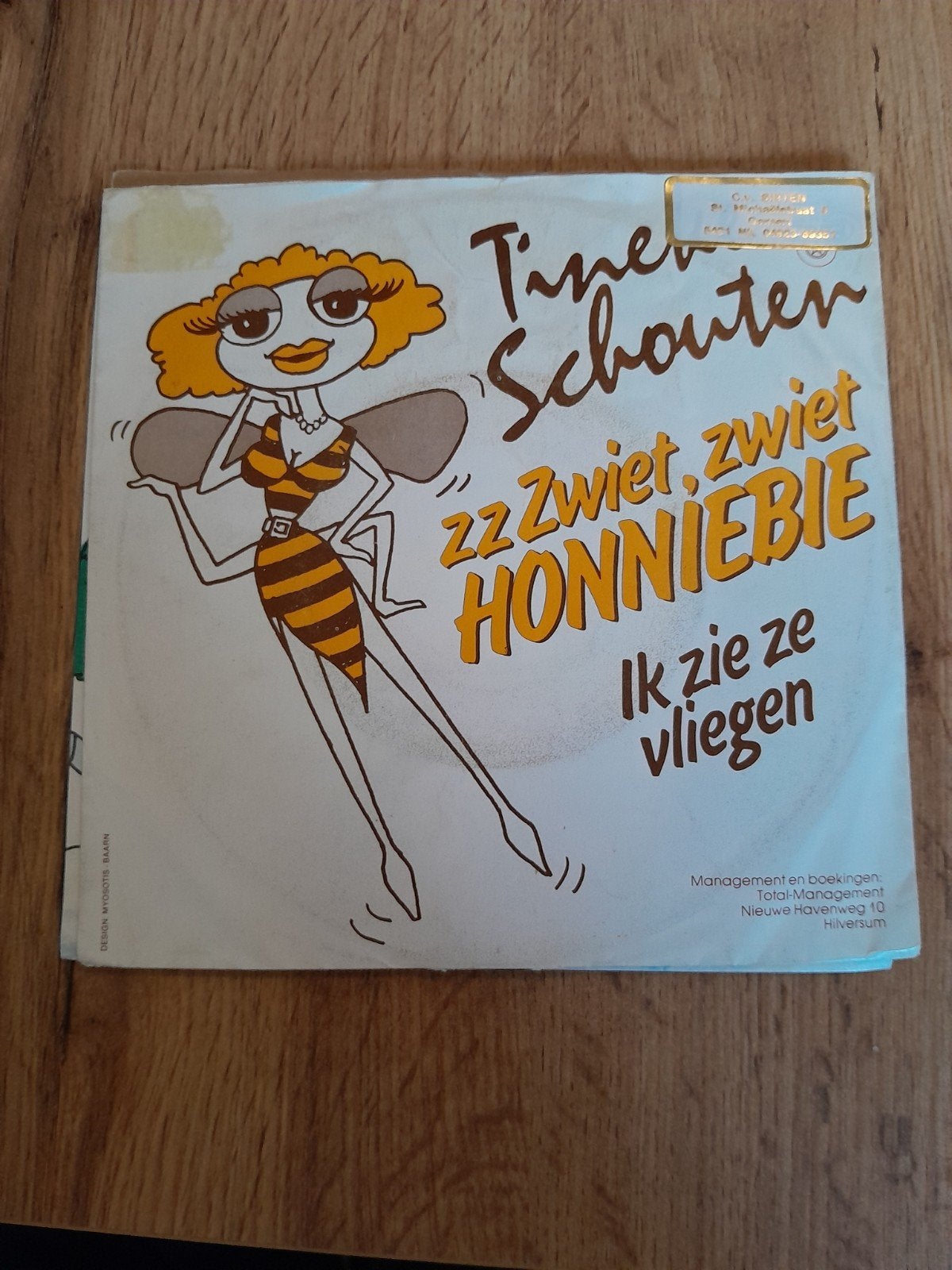 tineke schouten 7inch zzzwiet zwiet honniebie, Ophalen of Verzenden, Zo goed als nieuw, Pop
