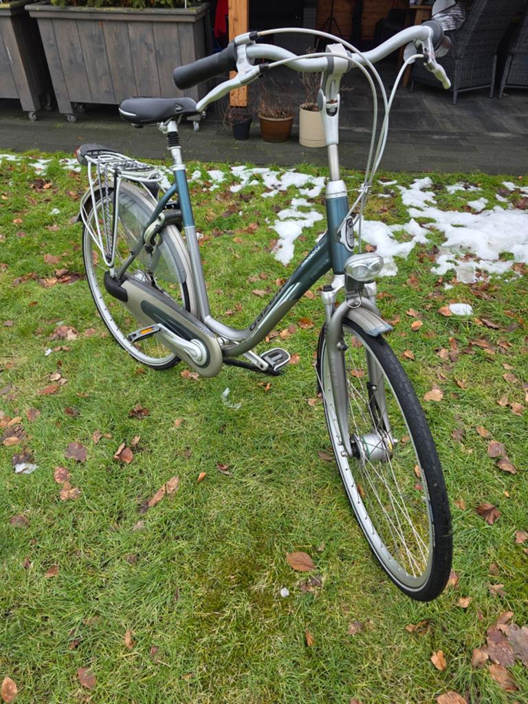Gazelle c7 damesfiets orange plus, Fietsen en Brommers, Fietsen | Dames | Damesfietsen, 56 cm of meer, Ophalen, Zo goed als nieuw
