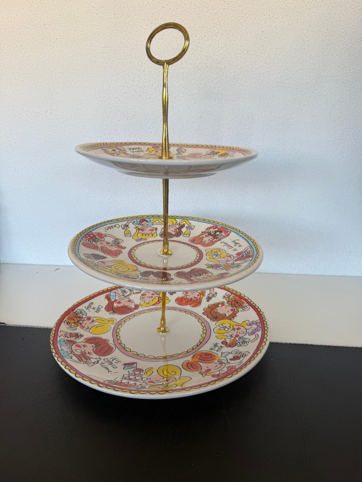 Etagere blond Amsterdam, Huis en Inrichting, Woonaccessoires | Etagères, Ophalen of Verzenden, Zo goed als nieuw