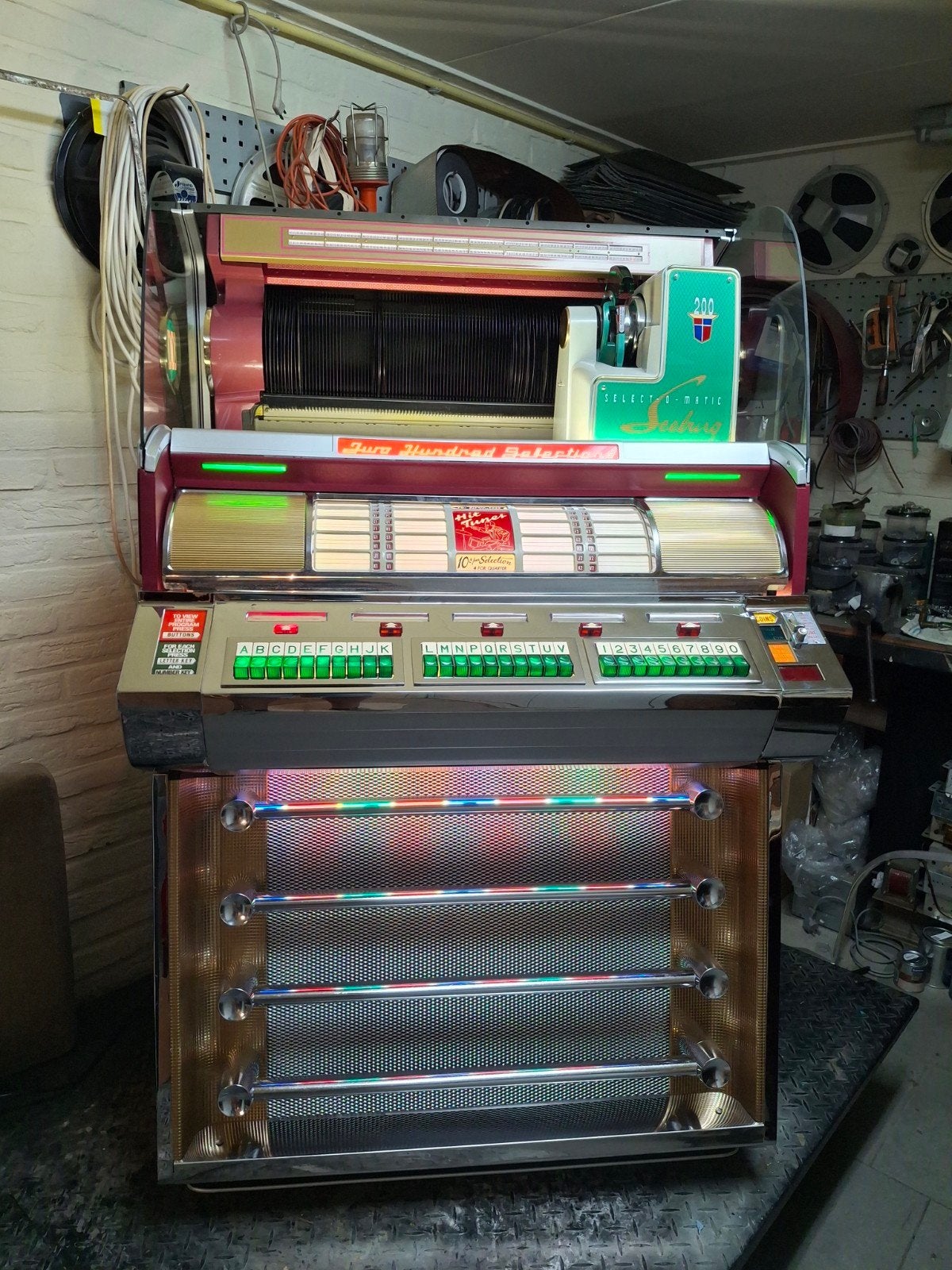 seeburg v200, Ophalen of Verzenden, Zo goed als nieuw, 1950 tot 1960, Seeburg