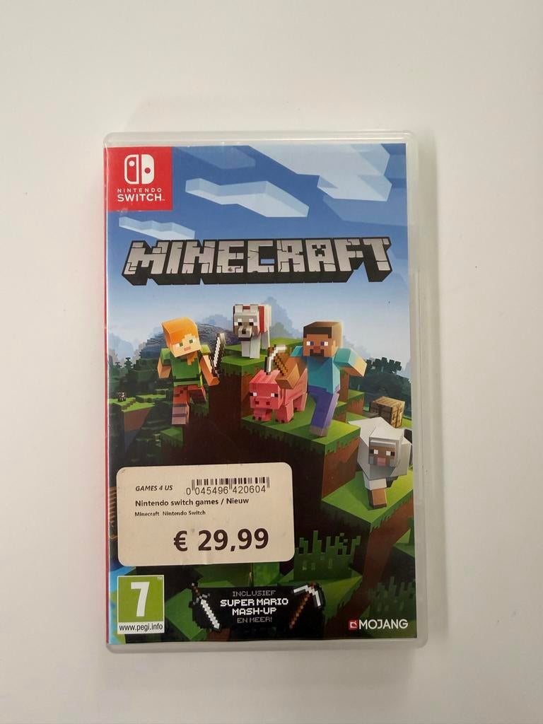 Minecraft Nintendo Switch spel, Gebruikt, Ophalen of Verzenden, 3 spelers of meer, Strategie en Constructie