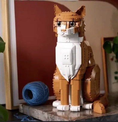 Lego 21376 Oranje Kat Orange Cat Ideas, Lego, Ophalen of Verzenden, Inclusief instructies, Complete set