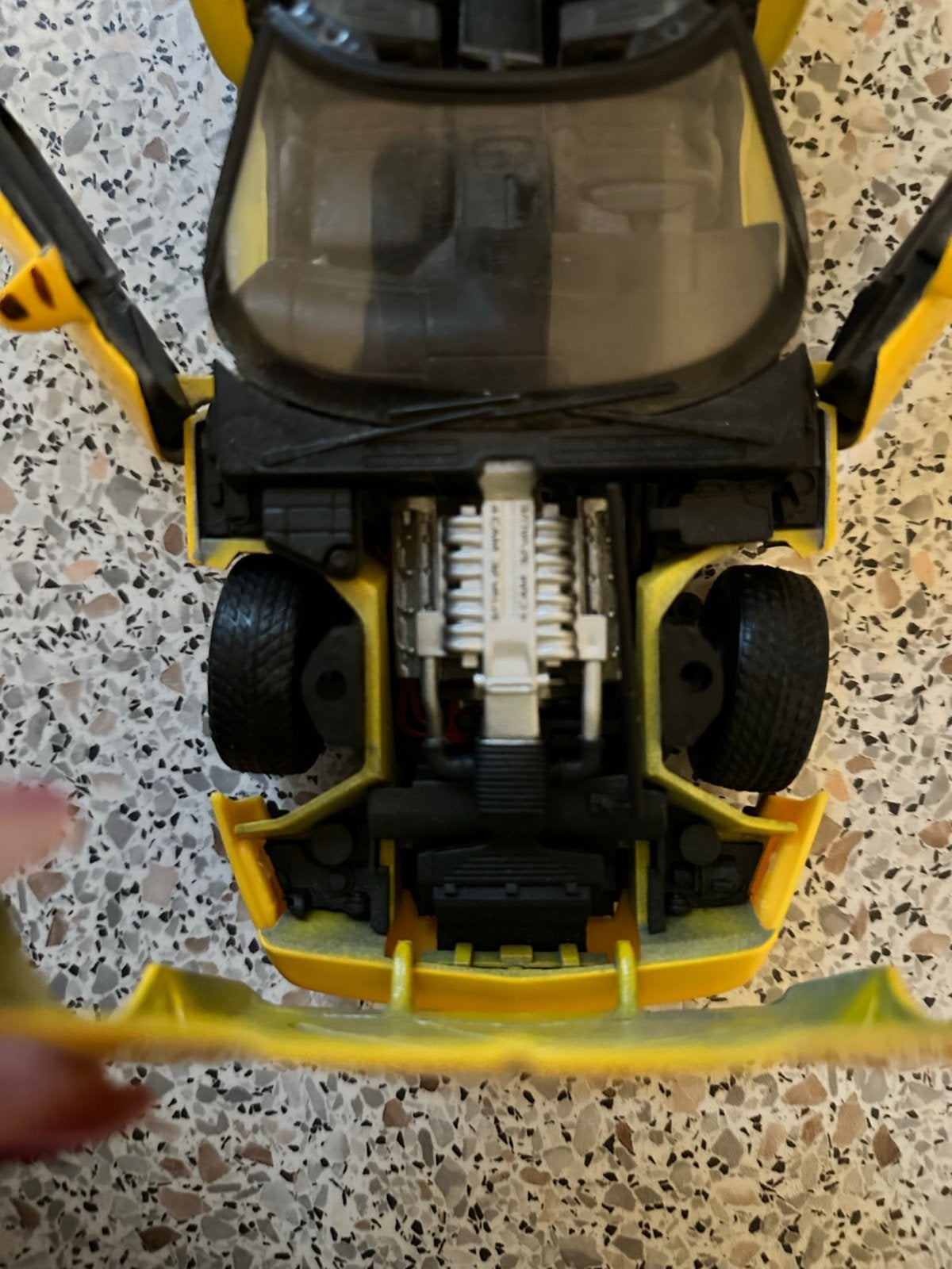 Maisto Corvette Z06 Schaalmodel - Geel, Hobby en Vrije tijd, Modelauto's | 1:18, Gebruikt, Auto, Maisto, Ophalen of Verzenden
