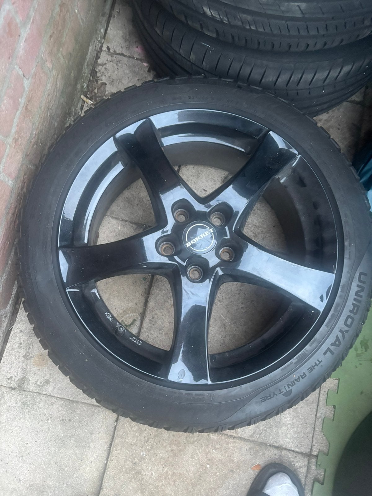 17 inch 5x112 velgen met goede banden, Ophalen, Zo goed als nieuw