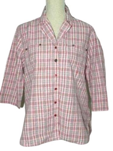 Blue Willi's geruite blouse, shirt, roze, Mt. XXL, Verzenden, Blue Willi's, Maat 46/48 (XL) of groter, Zo goed als nieuw